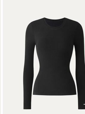 OGL Black Long Sleeve Crewneck Fitted Tee